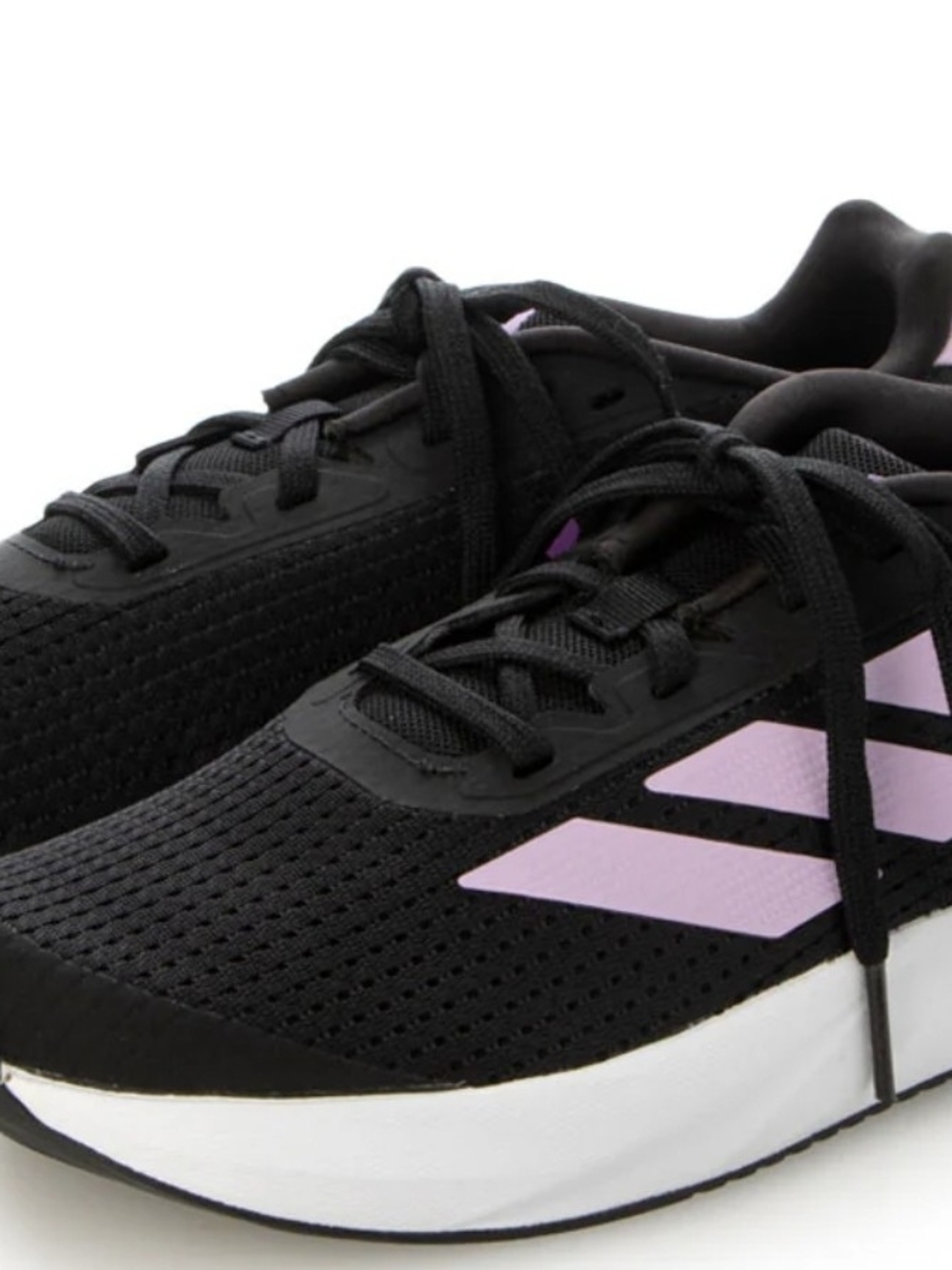 Women's Black and Light Pink Athletic Sneakers